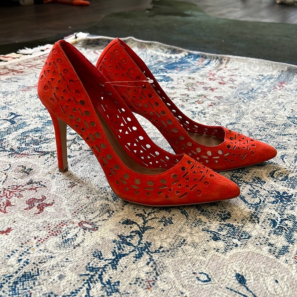 BCBGeneration Charia suede heels